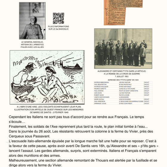 La bataille des Cerqueux s/Passavant