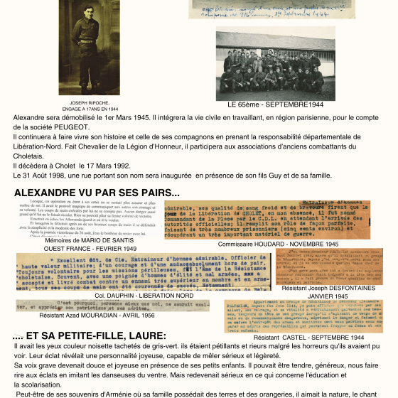 Après la Libération de Cholet